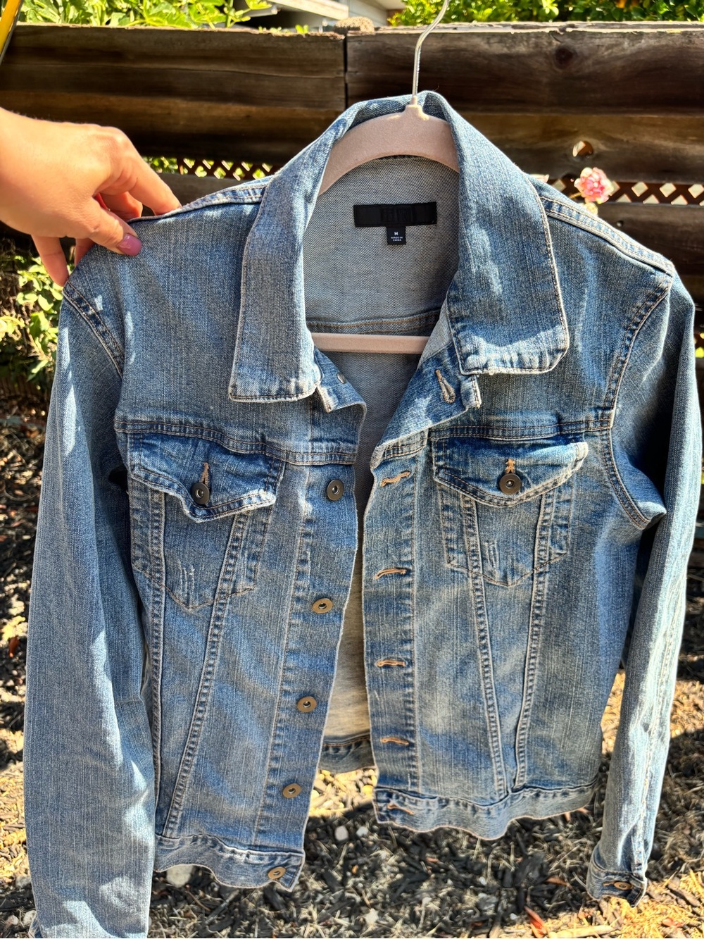 Uniqlo Light Blue Denim Jacket - Women